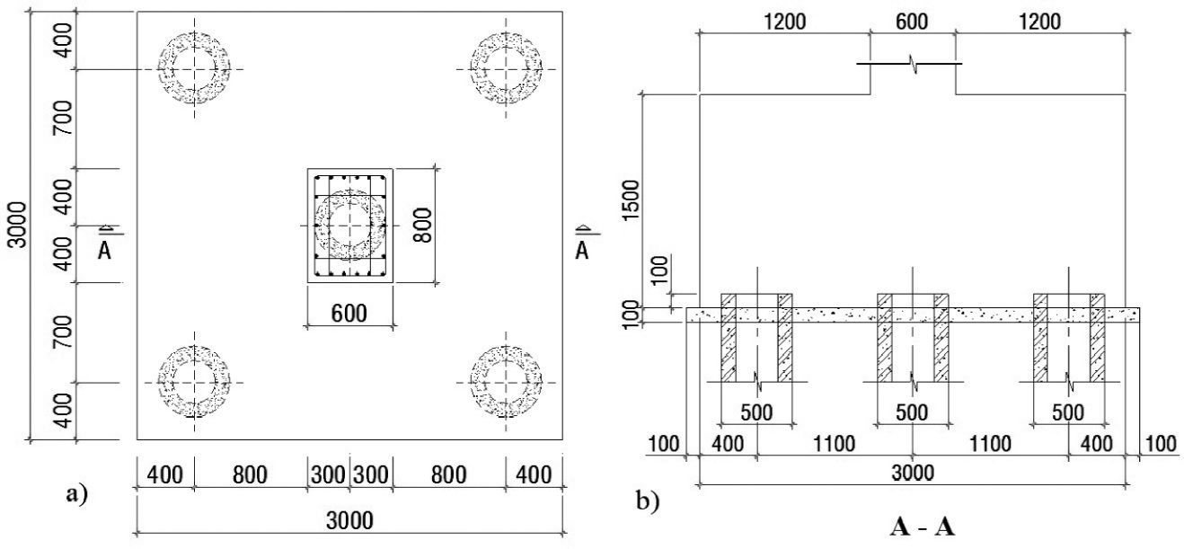 nguyên tắc bố trí cọc trong đài móng